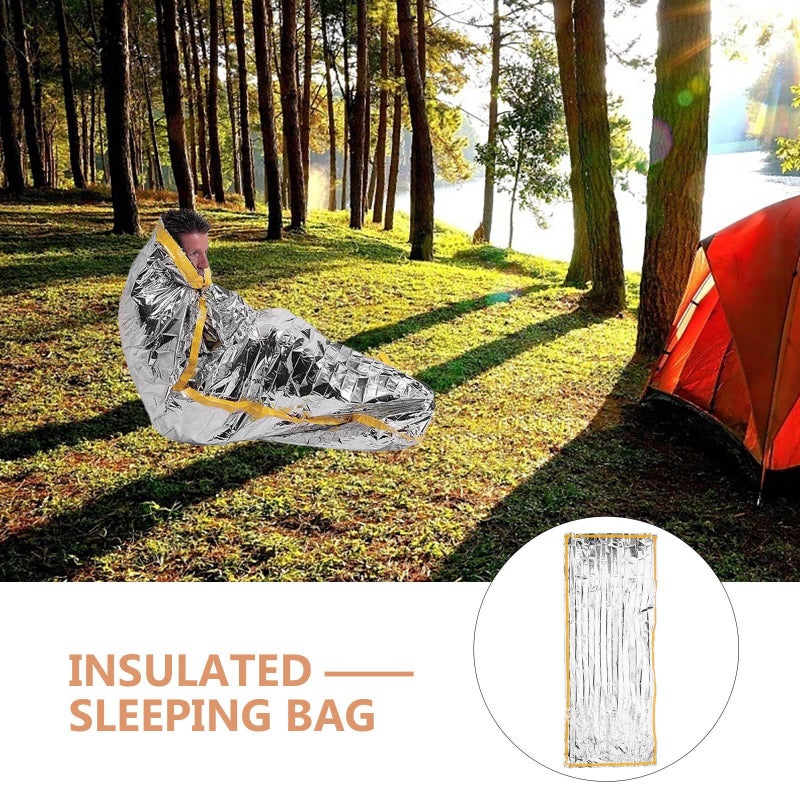 Portable Thermal Sleeping Sack Warm Liner for Camping Hiking - Image 4