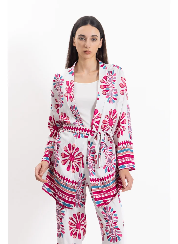 شايبس PRINTED KIMONO SET