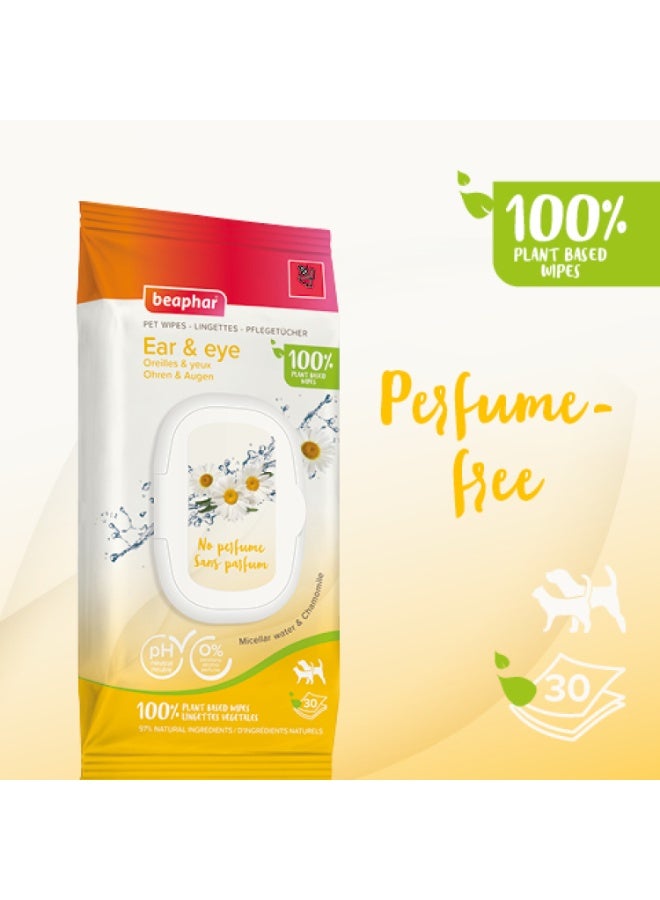 beaphar Pet Wipes Ear & Eye (30 Wipes)  - Image 3