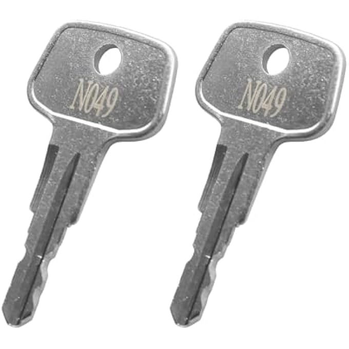 rayihni N049 Thule Roofs Car Rack Replacement Key, Thule Roof Rack Replacement Key, Thule Bicycle Rack Key, Replacement Key for Thule Ski, Roof, Cargo Box, Carrier Racks and Crossbars [Code N049] - Image 3
