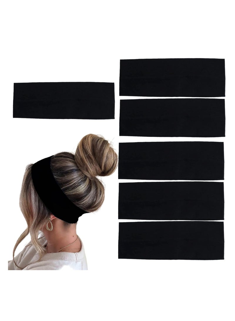 STAR BEJA Black Headbands for Women Hair 12 Pcs - Image 1