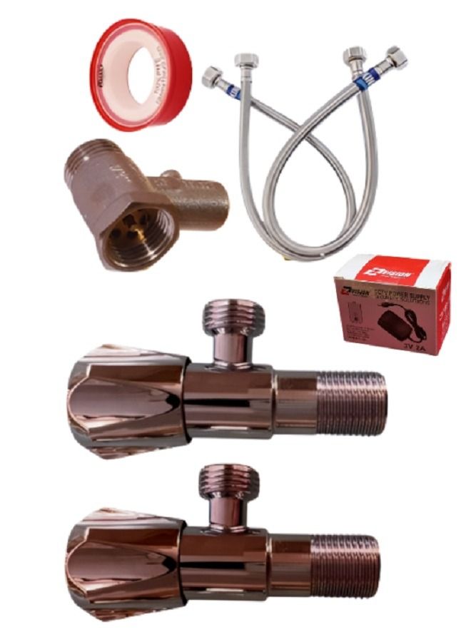 100% Professional choice 2 angle valves, heater installation requirements, and an automatic charger for the heater