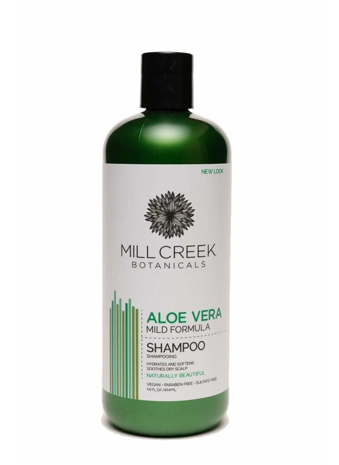 Mill Creek - Mill Creek Botanicals Aloe Vera Shampoo 14 Fl Oz (Pack of 2) - Image 1