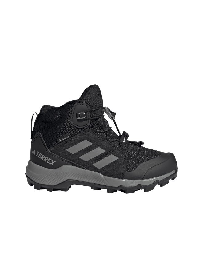 Adidas adidas Terrex Mid Gtx K Black Hiking Shoes 10K  - Image 1