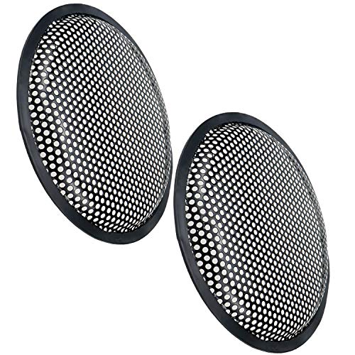 AUTUT 2 Pcs 8 Inch Subwoofer Waffle Cover Guard Speaker Grills - Image 1