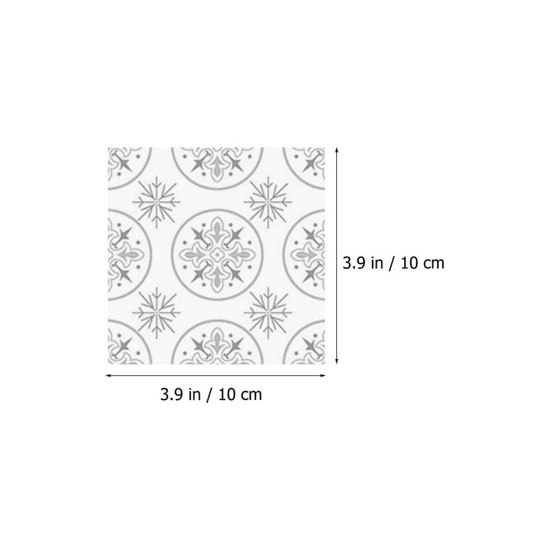 Wall Sticker for Home Decorative Stickers Kitchen Assorted Color 10x10cm Cut-to-Fit Cabinet Decoration 20Pcs - Image 2
