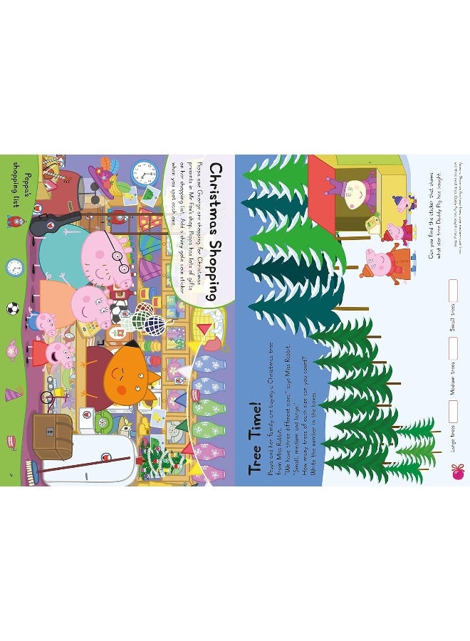 Peppa Pig: Peppa's Christmas Fun Sticker Activity Book - Image 3