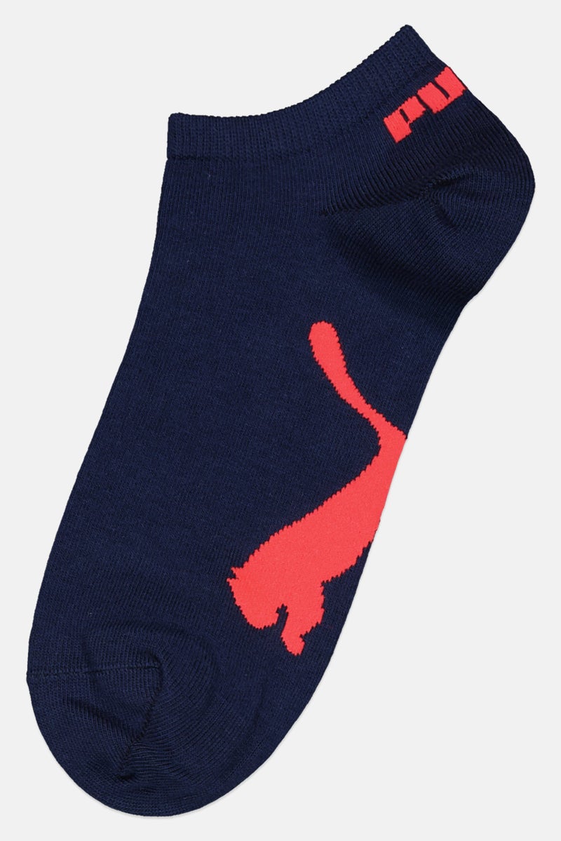 PUMA Women 1 Pair Brand Logo Ankle Socks, Navy - Image 1