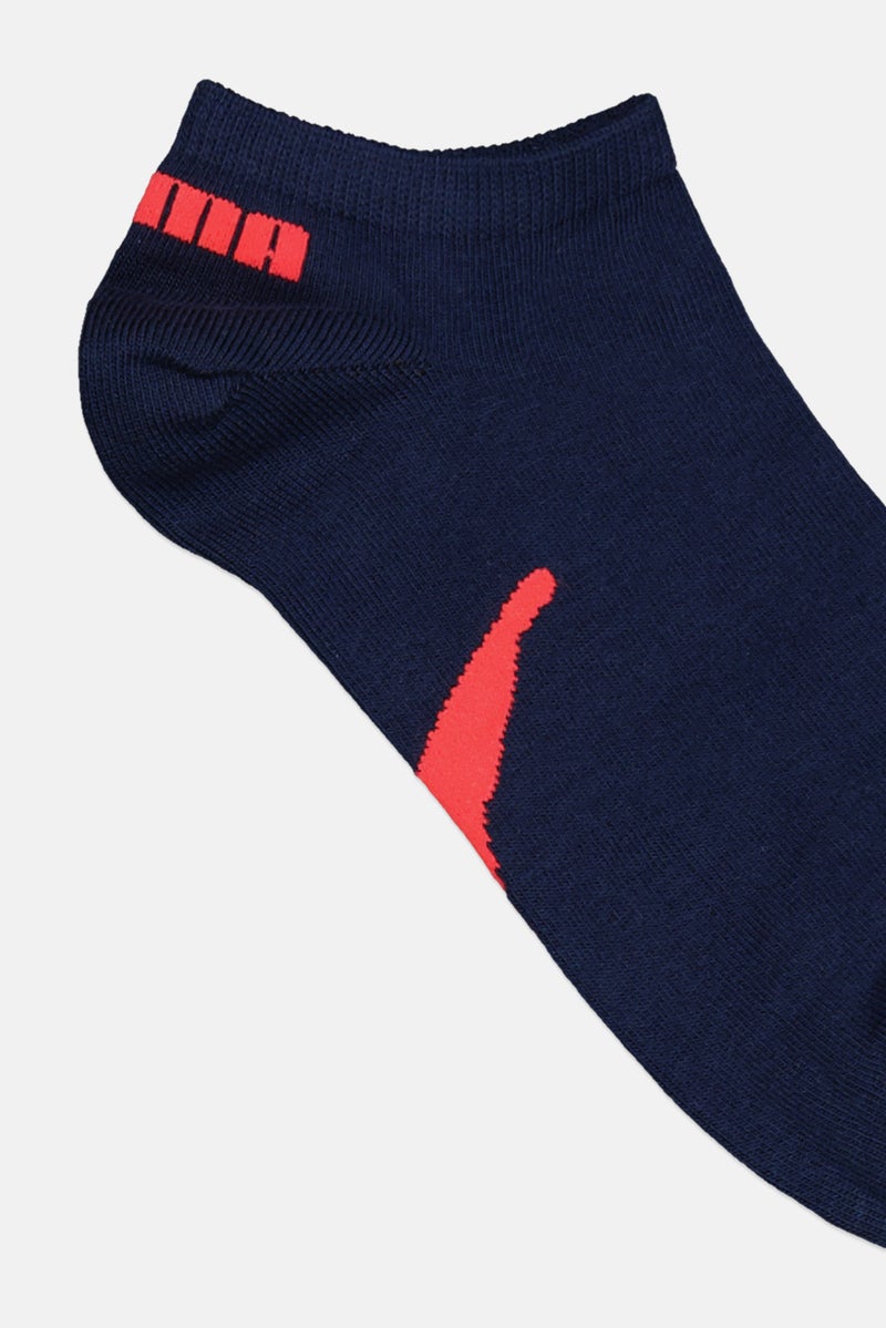 PUMA Women 1 Pair Brand Logo Ankle Socks, Navy - Image 2