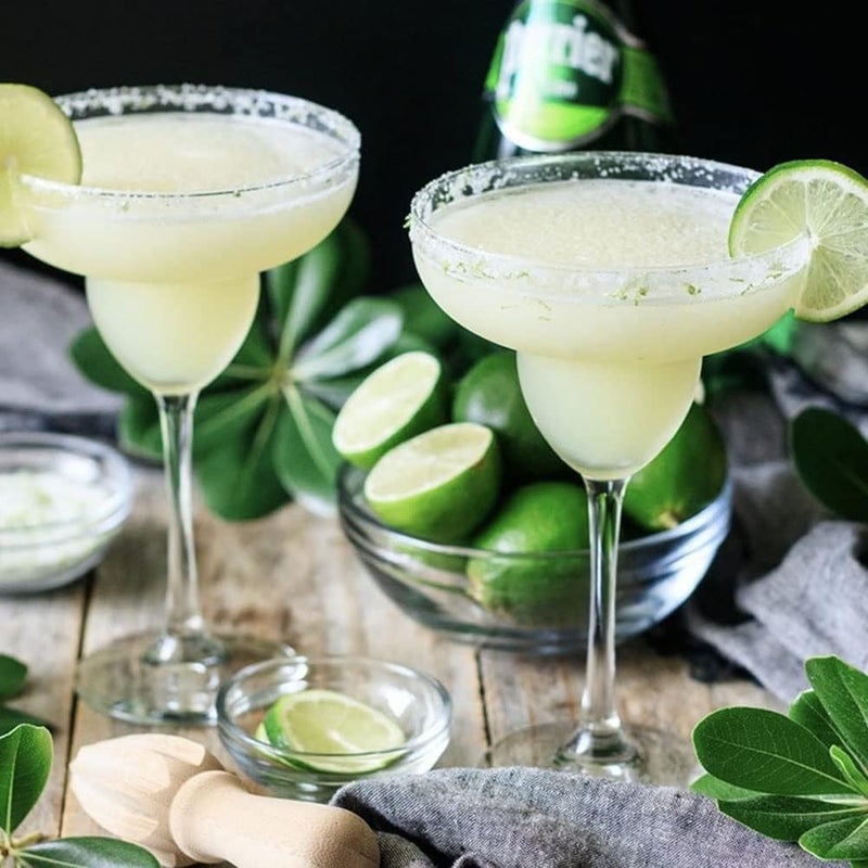 BLISS START Margarita Glasses Set of 2 Margarita Cocktail Glasses 200 ml Clear Daiquiri Glasses for Parties Classic Cocktail Drinking Glasses for Frozen Drinks Clear - Image 4