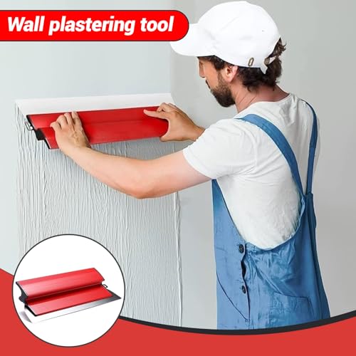 Oligitdi Wall Plastering Tool - 25cm Durable Stainless Steel Blade with PVC Reinforced Handle, Removable & Replaceable, for Floor Screeding/Seawall Mud/Ceiling Construction - Image 2