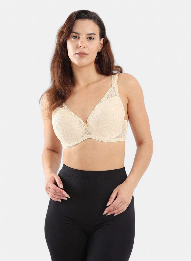 Carina Padded Bra with Lace  - Image 4