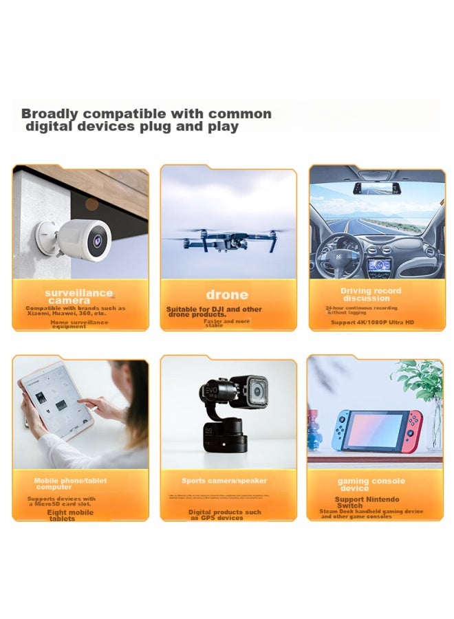 Eaget 256gb Tf Memory Card A1 U3 V30 C10, Dash Cam & Security Surveillance Memory Card, Upgraded And Durable - Image 5