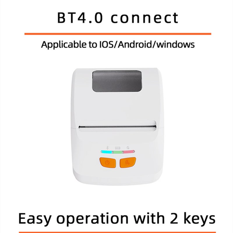 Jp Thermal Printer Portable Bill Weighing Single Weighing Purchase, Sale And Storage Smart Memory Printing Support Mini Program Development Mi - Image 2