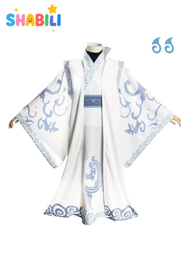 SHABILI Anime Cosplay Costume for Kids 130cm Polyester Roleplay Outfit with Forehead Sticker and Headband Unisex Boys Girls School Drama Performance Dress Up Set for Birthday Stage Photo Shoots - Image 1