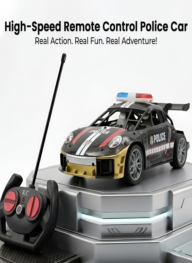 WireScorts Rechargeable Metal Remote Control Car for Kids, High Speed RC Car for Kid, RC Car for Kids, Metal Die Cast Remote Control Car for Boys with Light, Pack of 1, Multicolor - Image 5