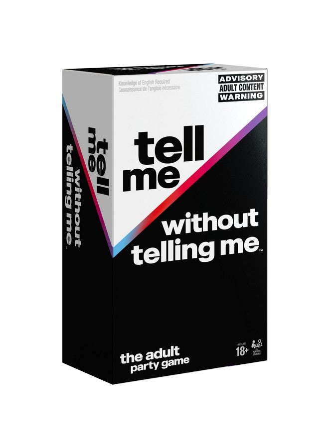 Spin Master Games , Tell Me Without Telling Me Viral Adult Party Game For Bachelorette Parties, College, Birthday, Friendsgiving, Gifts For Ages 18+ - Image 1
