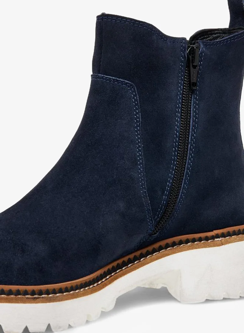 Paprika BLUE Women Leather Ankle Boots for Women | Best Price UAE