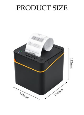 Thermal Receipt Printer，Bluetooth Printing Receipt Machine，Voice Announcements, Waterproof and Dustproof，Compatible with Android/Windows/Linux, Retailer, Restaurant Use - view 2