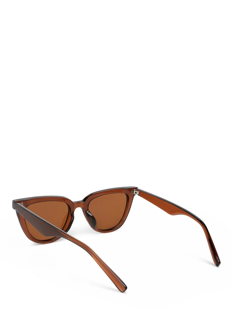London Rag Cat Eye UV Sunglasses in Brown