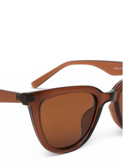 London Rag Cat Eye UV Sunglasses in Brown  - Image 4