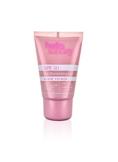 hello sunday The Illuminating One Glow Primer SPF 50 PA Plus by Hello Sunday for Unisex  17 oz Primer 