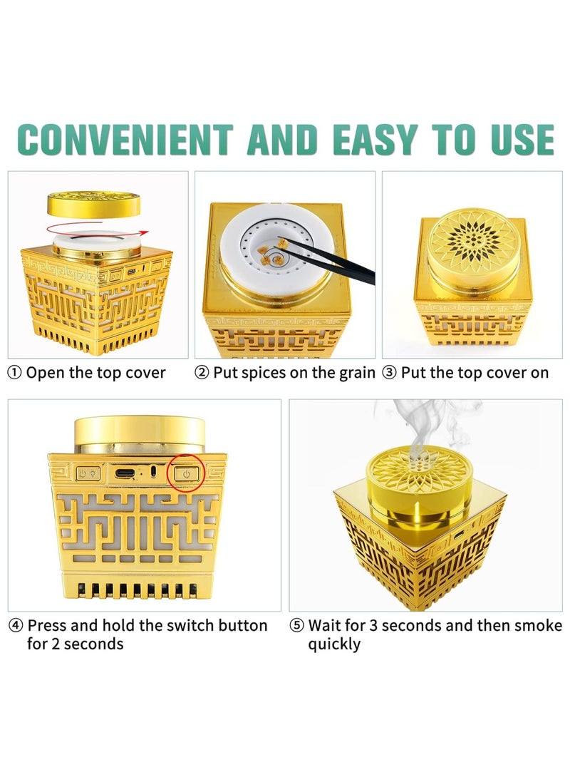 Telawah Quran Speaker & Mini Incense Burner - Image 4