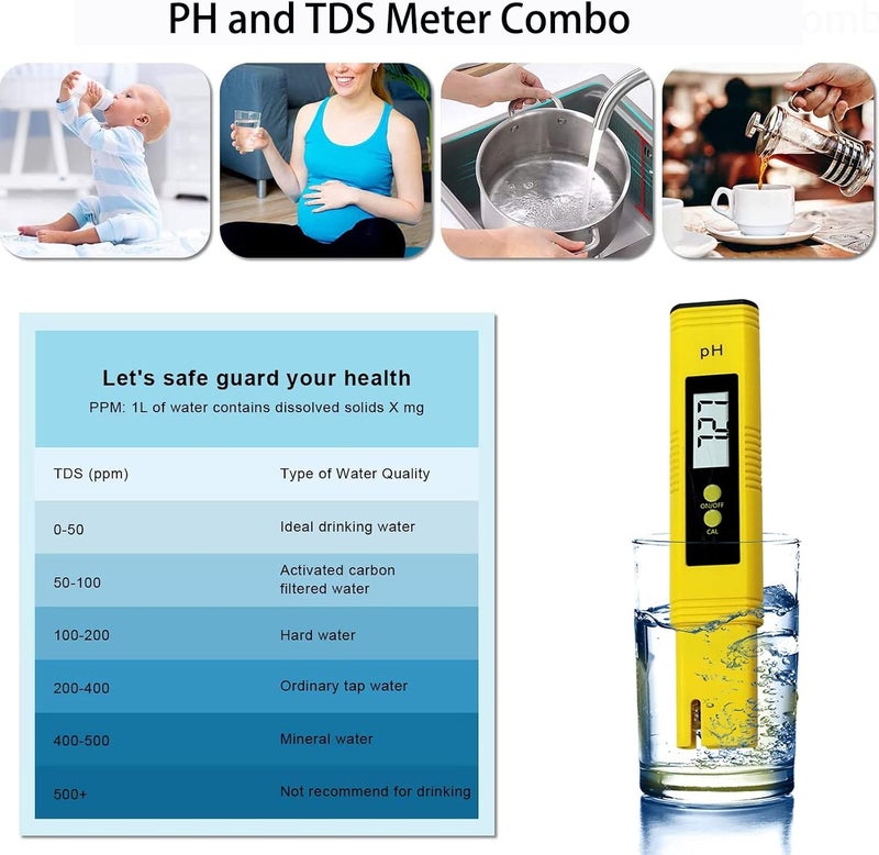 Meridian Digital Water pH Meter Tester Pen - 0.01 Accuracy, 0-14 pH Range CT - Image 5