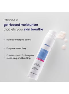 RE' EQUIL Oil Free Mattifying Moisturiser | Boosts Hydration, Refines Enlarged Pores | Prevents Acne Breakouts | For Oily, Acne Prone Skin | 50g  - Image 3