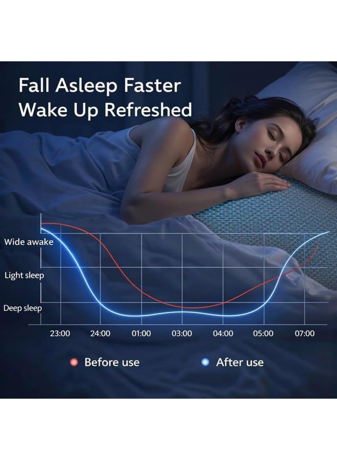 XKETA Graphene Grounding Mat for Bed: Indoor Earth Therapy for Sleeping Deeper Recovery Faster – Conductive Sleep Pad with Grounded Benefits – Wellness Gift Kit for Women (Queen) - Image 4