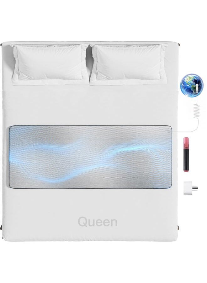 XKETA Graphene Grounding Mat for Bed: Indoor Earth Therapy for Sleeping Deeper Recovery Faster – Conductive Sleep Pad with Grounded Benefits – Wellness Gift Kit for Women (Queen) - Image 1