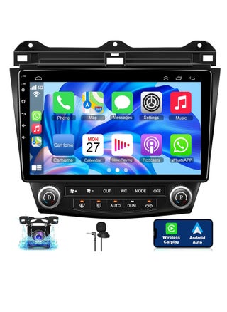 4+64 Android 12 for 2003-2007 Hondas Accord Car Stereo Radio, 10.2 Inch IPS Touch Screen with Wireless Carplay/Wired Android Auto, DSP, Bluetooth 5.2, Backup Camera, Support OBD2/DVR/TPMS… - pzsku/Z0F488BBBA8F5058EC71EZ/45/_/1731262489/3245dc62-a320-4698-af02-f2a6793d754e