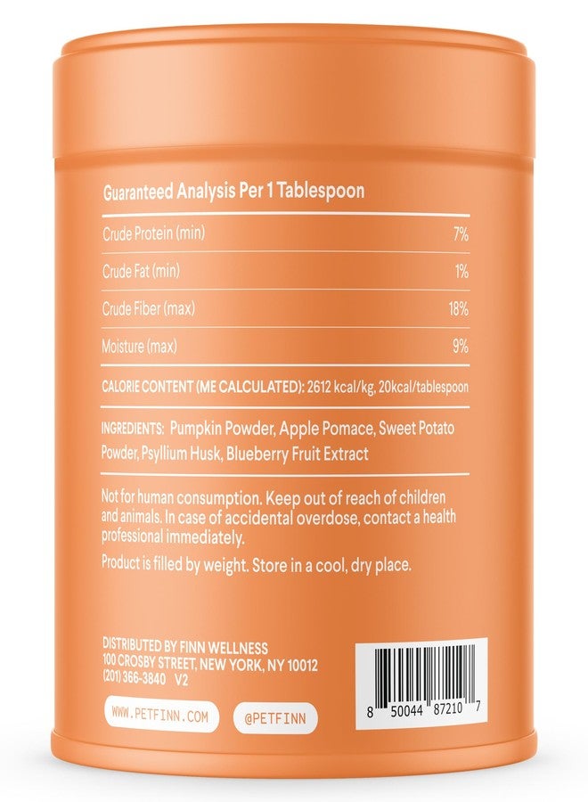 فين بامبكين بلس: دعم يومي للجهاز الهضمي ومكمل غني بالألياف للكلاب | يعزز انتظام حركة الأمعاء وصحة الأمعاء بفضل الأطعمة الخارقة - Image 4