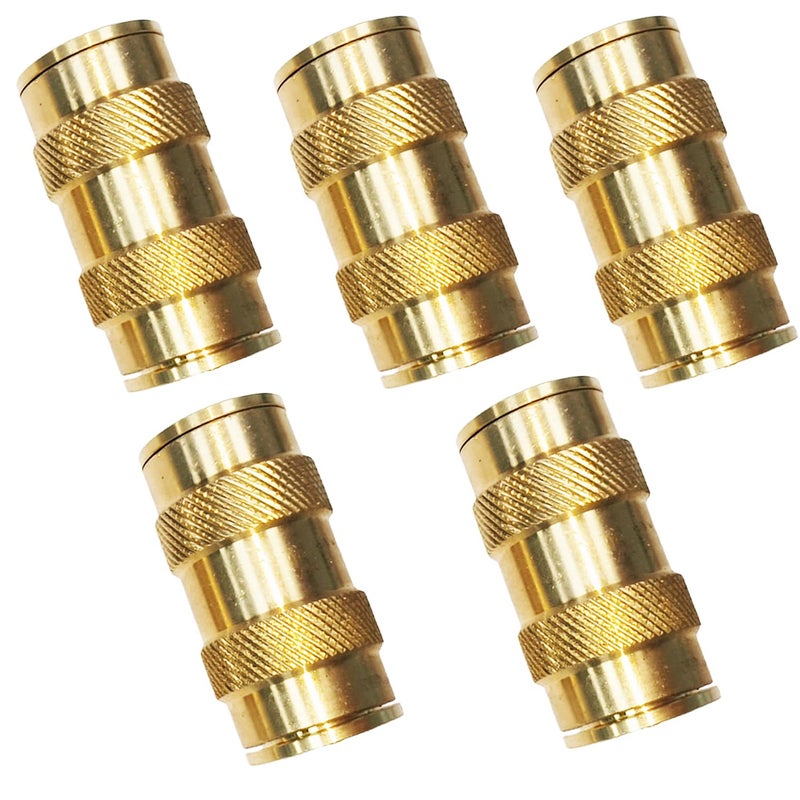 TL TOOLEGIN Push to Connect Fittings - 3/4 Inch Tube OD Pneumatic & Air Line Fittings - 5pcs