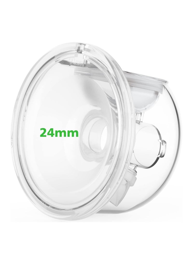 Bellababy Replacement Parts Set with 24 mm Flange for Bellababy Wearable Breast Pump BLA8042 / BLA8040 / BLA8043, 1 Pack