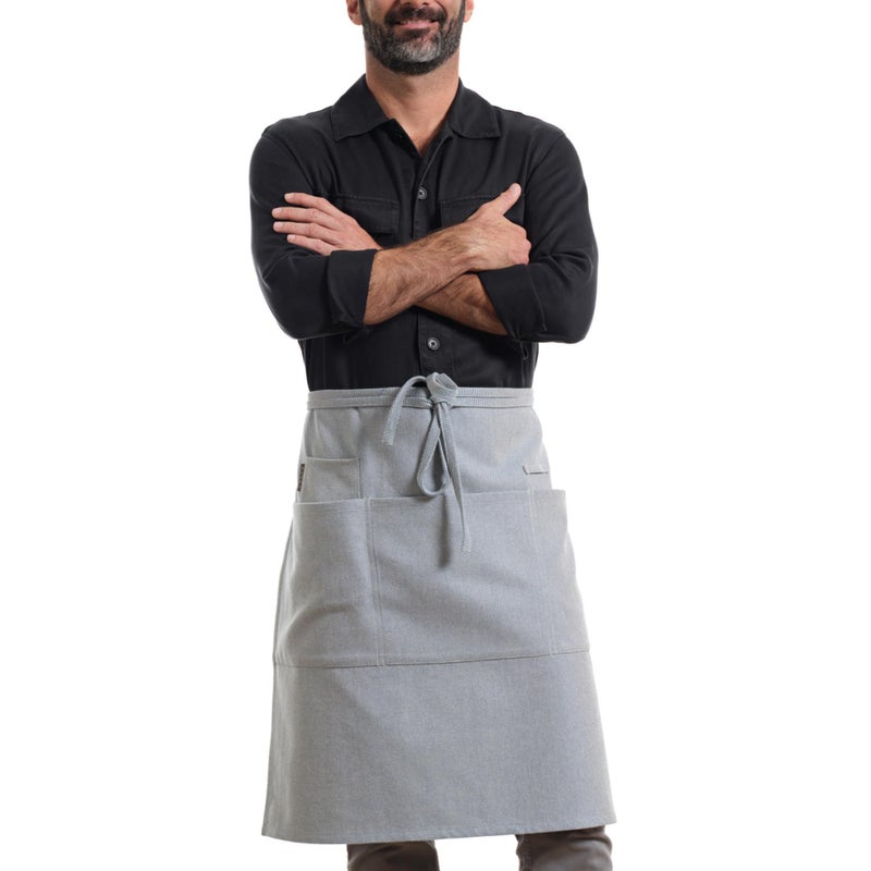 MEEMA Bistro Half Apron for Men  Women  Half Aprons for Women With Pockets  Delantales Para Meseros  Waitress Aprons  Server Apron with Pocket