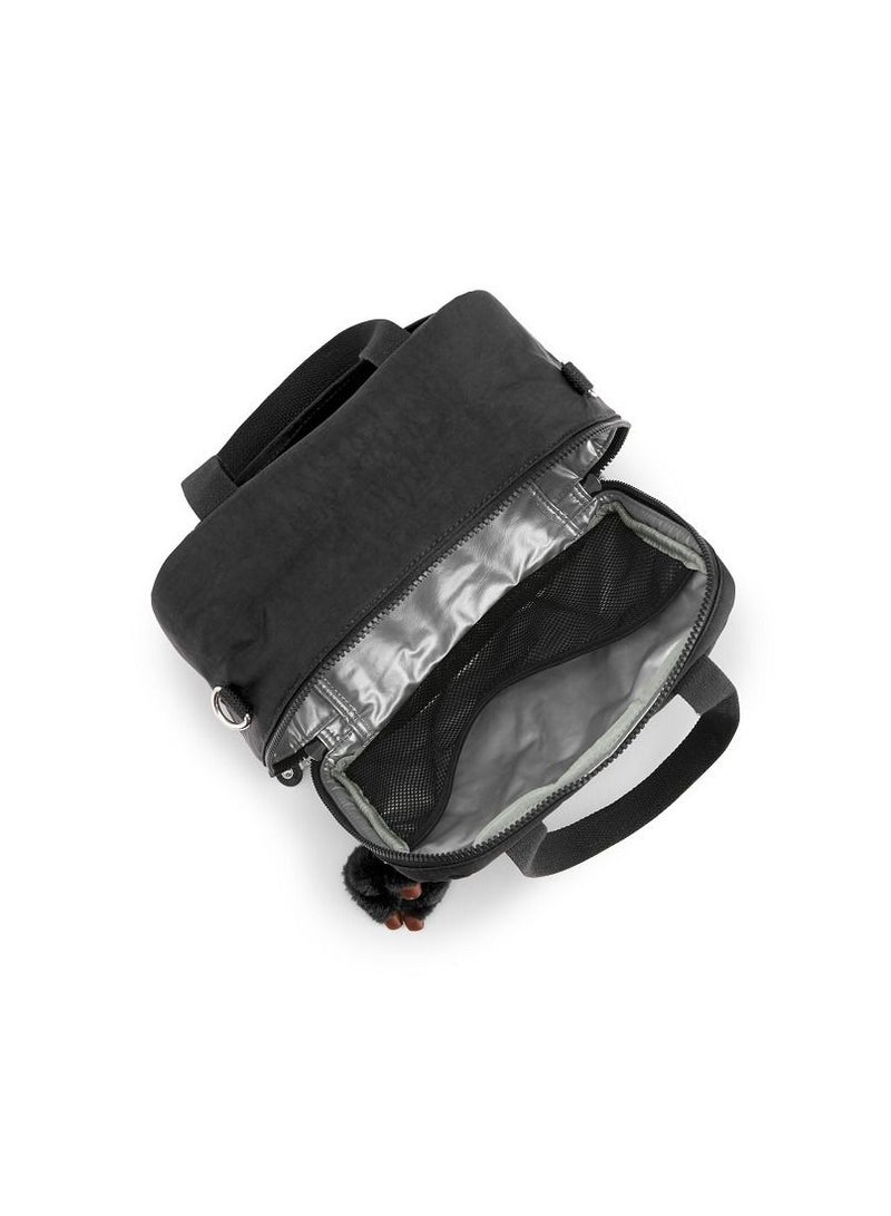 كيبلينغ ميو صندوق غداء كبير (مع جيب لعربة) أسود داكن - Image 3