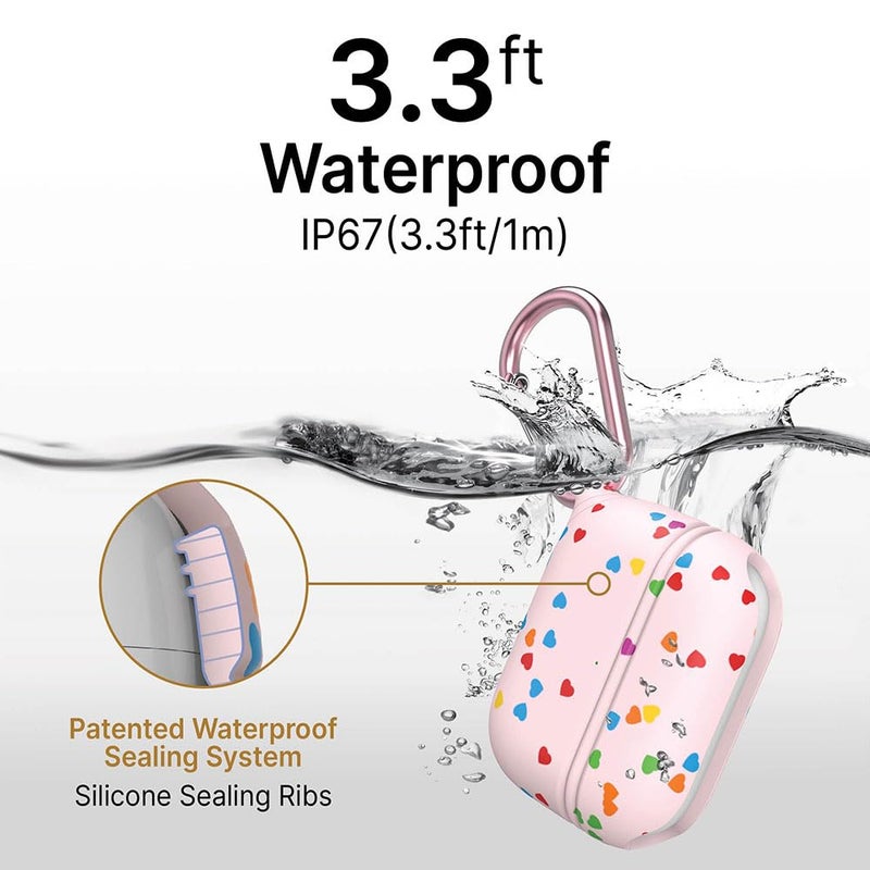 Catalyst Waterproof Case for AirPods Pro 2nd Generation and AirPods Pro 1st Generation - Wireless and USB-C Charging Compatible, One Piece Design, High Drop Protection Case with Carabiner - Image 4