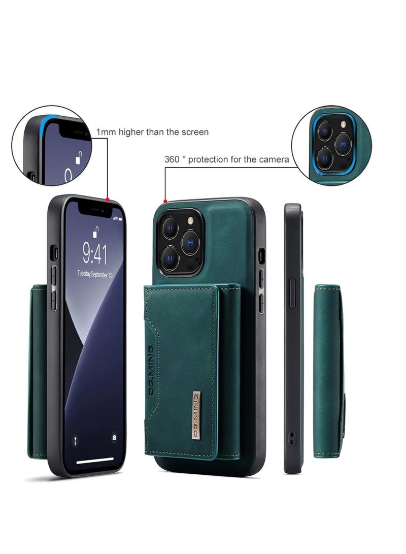 iPhone 15 Pro Max protection case, back cover with detachable magnetic ID card wallet, shockproof case, made of thermoplastic polyurethane  - Image 3