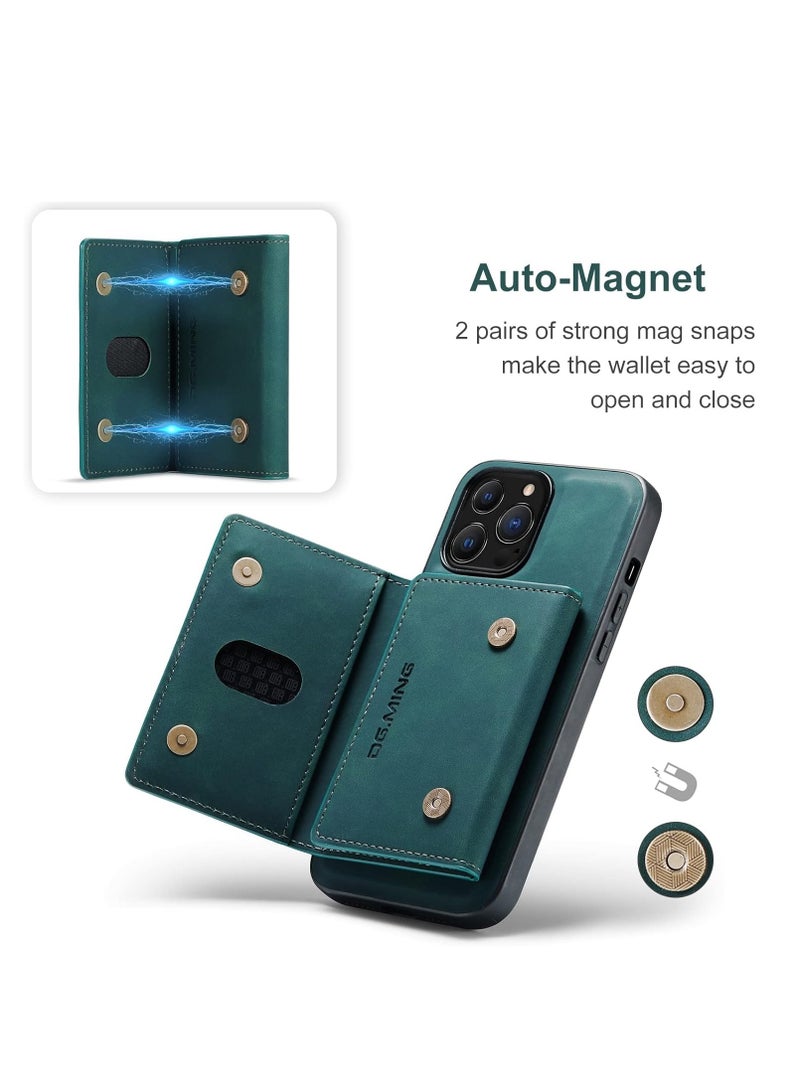 iPhone 15 Pro Max protection case, back cover with detachable magnetic ID card wallet, shockproof case, made of thermoplastic polyurethane  - Image 5