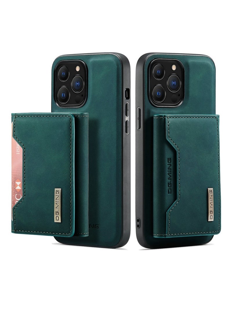 iPhone 15 Pro Max protection case, back cover with detachable magnetic ID card wallet, shockproof case, made of thermoplastic polyurethane  - Image 2