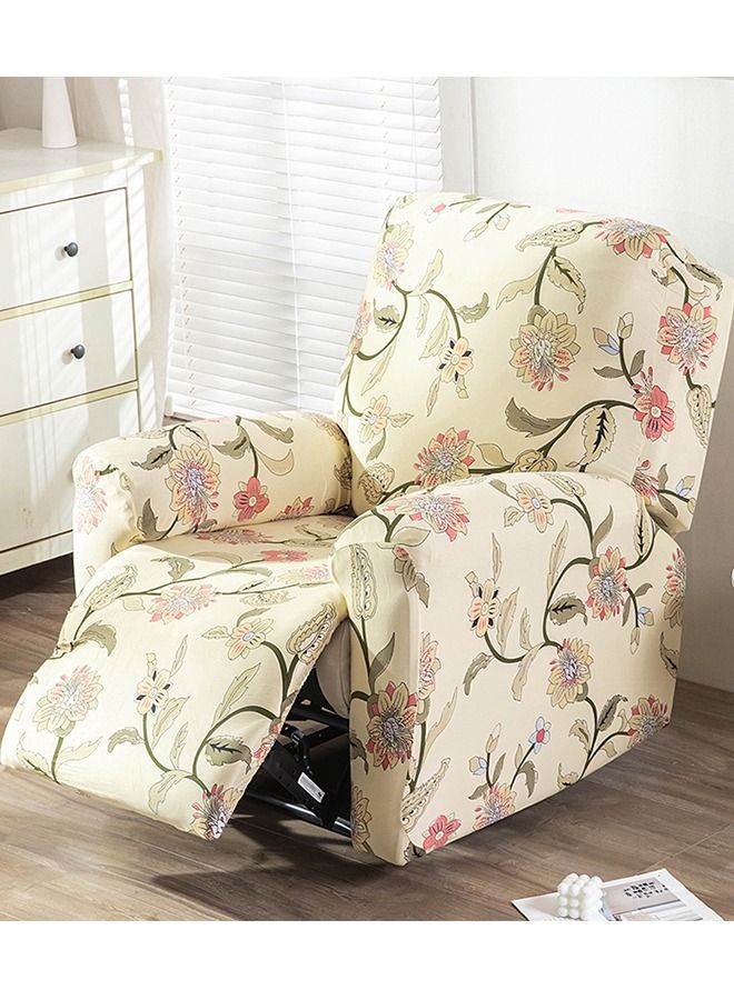 Sharpdo Retro Single Seater Elastic Stretch Sofa Slipcover - Durable Polyester, 360° Full Wrap, Machine Washable & Pet Hair Resistant - Image 2