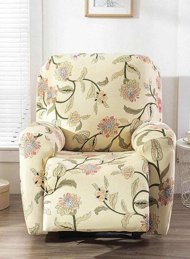 Sharpdo Retro Single Seater Elastic Stretch Sofa Slipcover - Durable Polyester, 360° Full Wrap, Machine Washable & Pet Hair Resistant - Image 4