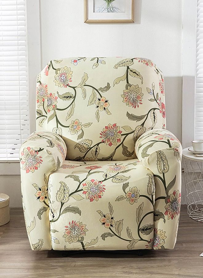 Sharpdo Retro Single Seater Elastic Stretch Sofa Slipcover - Durable Polyester, 360° Full Wrap, Machine Washable & Pet Hair Resistant - Image 3