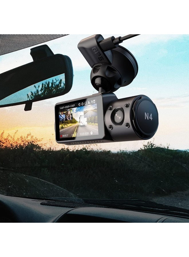 Vantrue N4, T3 Dash Cam GPS Receiver Module Type C USB Port Car Suction Cup Mount for Windows and Mac - Image 4