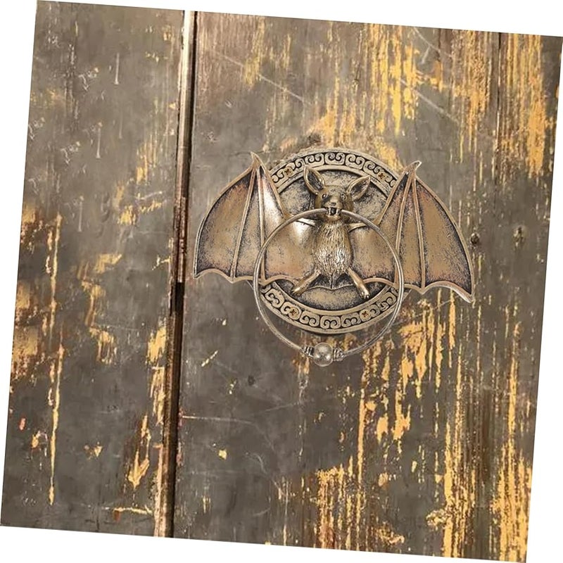 Antique Villa Door Ring Bat Shape Door Knocker Decorative Front Door Bell - Image 4