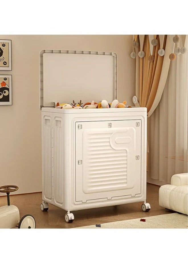 JOMILA 1Pcs Foldable Storage Box Extra Large Space-Saving Folded Clothes Organizer with Large Side-Opening Door - Image 2