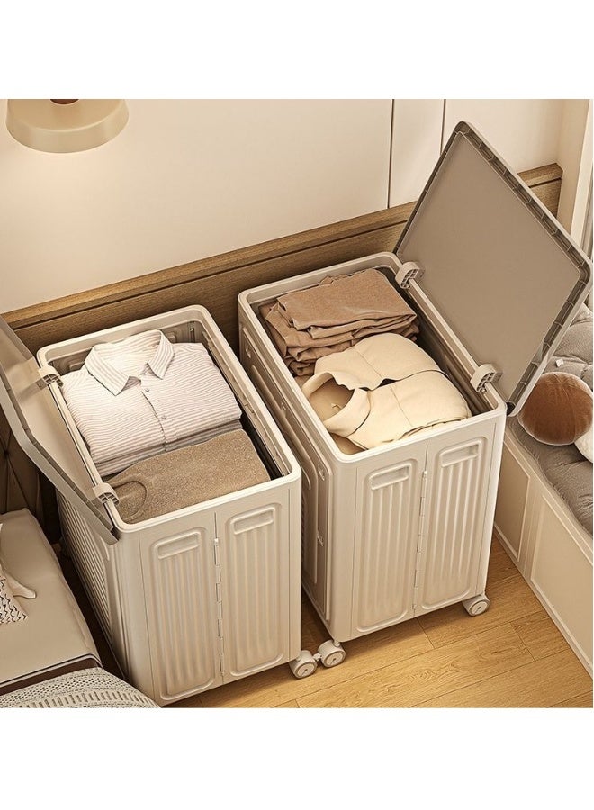 JOMILA 1Pcs Foldable Storage Box Extra Large Space-Saving Folded Clothes Organizer with Large Side-Opening Door - Image 5