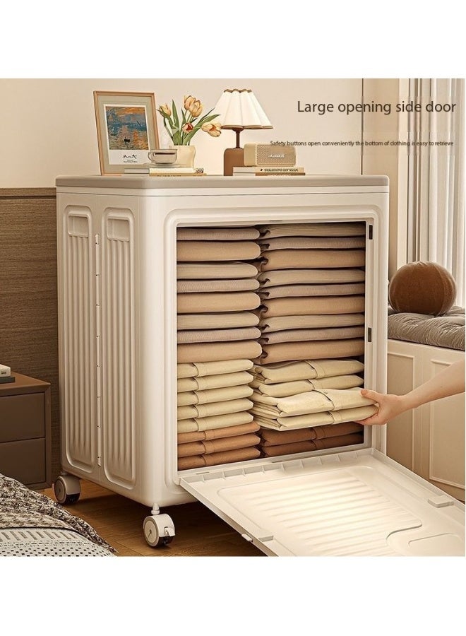 JOMILA 1Pcs Foldable Storage Box Extra Large Space-Saving Folded Clothes Organizer with Large Side-Opening Door - Image 3
