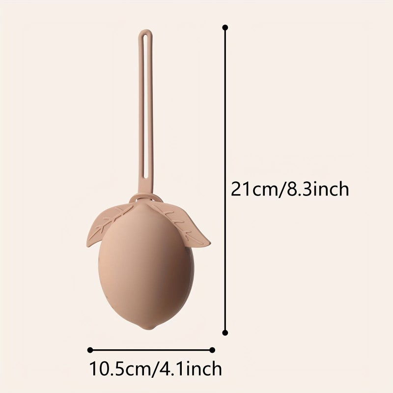Baby Silicone Multifunctional Storage Case Portable Lemon Shaped Travel Carry Bag For Stroller Bpa Free Pacifier Holder For Babies 0 3 Years Cute Storage For Toys Earbuds Keys Stroller Travel Pacifier Accessory Organizer Green - Image 5